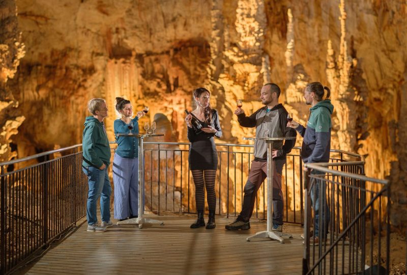 Saint-Valentin à l’Aven d’Orgnac : 50 m sous terre, dégustation “accord vin/chocolat” à Orgnac-l'Aven - 0