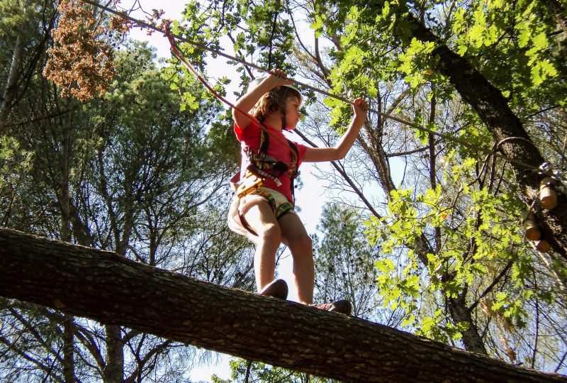 Tree-top challenge course with Joncas Aventure à Le Teil - 3