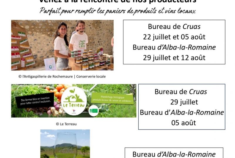 Les lundis gourmands à l’Office de Tourisme PSA – Bureau d’Alba à Alba-la-Romaine - 3