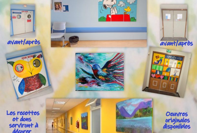 Vente caritative de tableaux Art pour l’Hôpital à Montélimar - 0