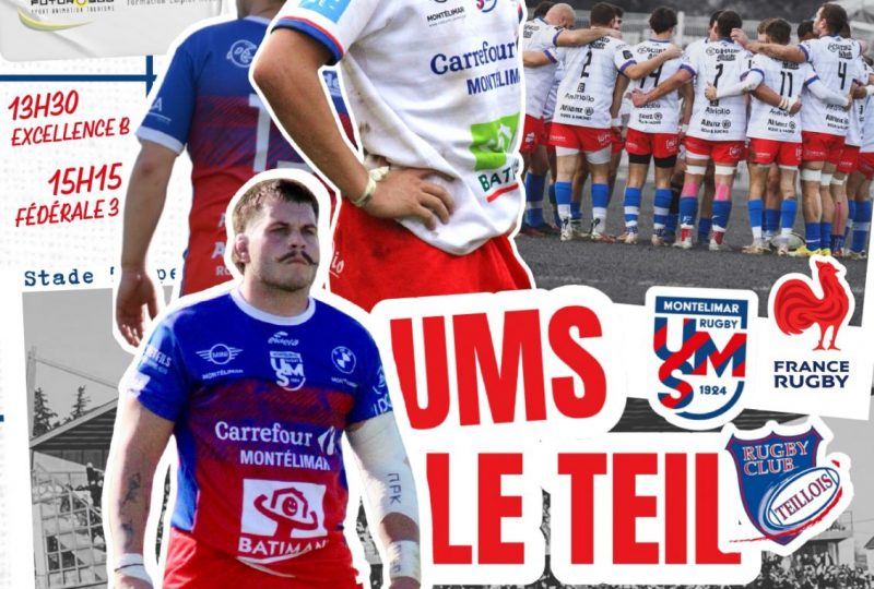 Match : UMS Rugby Club Teillois à Montélimar - 0