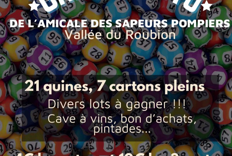 Loto des sapeurs pompiers de la vallée du Roubion à Charols - 0