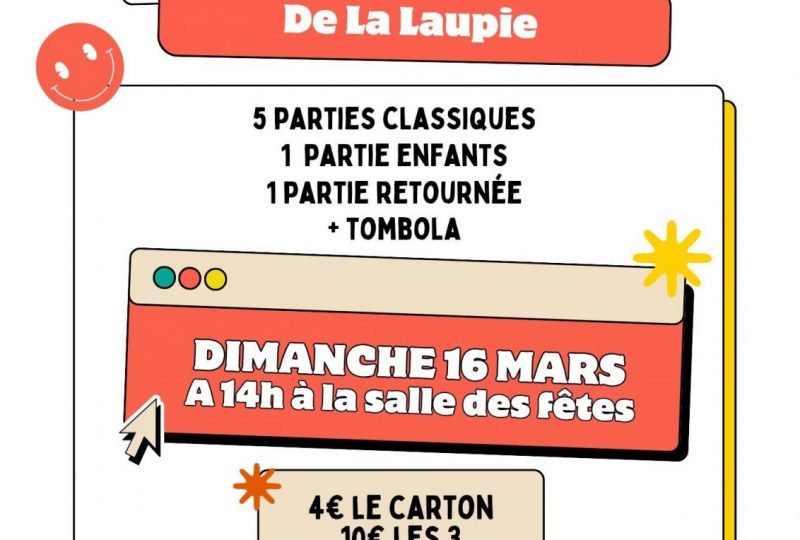 Loto de l’Association des Parents d’Elèves “les P’tits Laupios” à La Laupie - 0